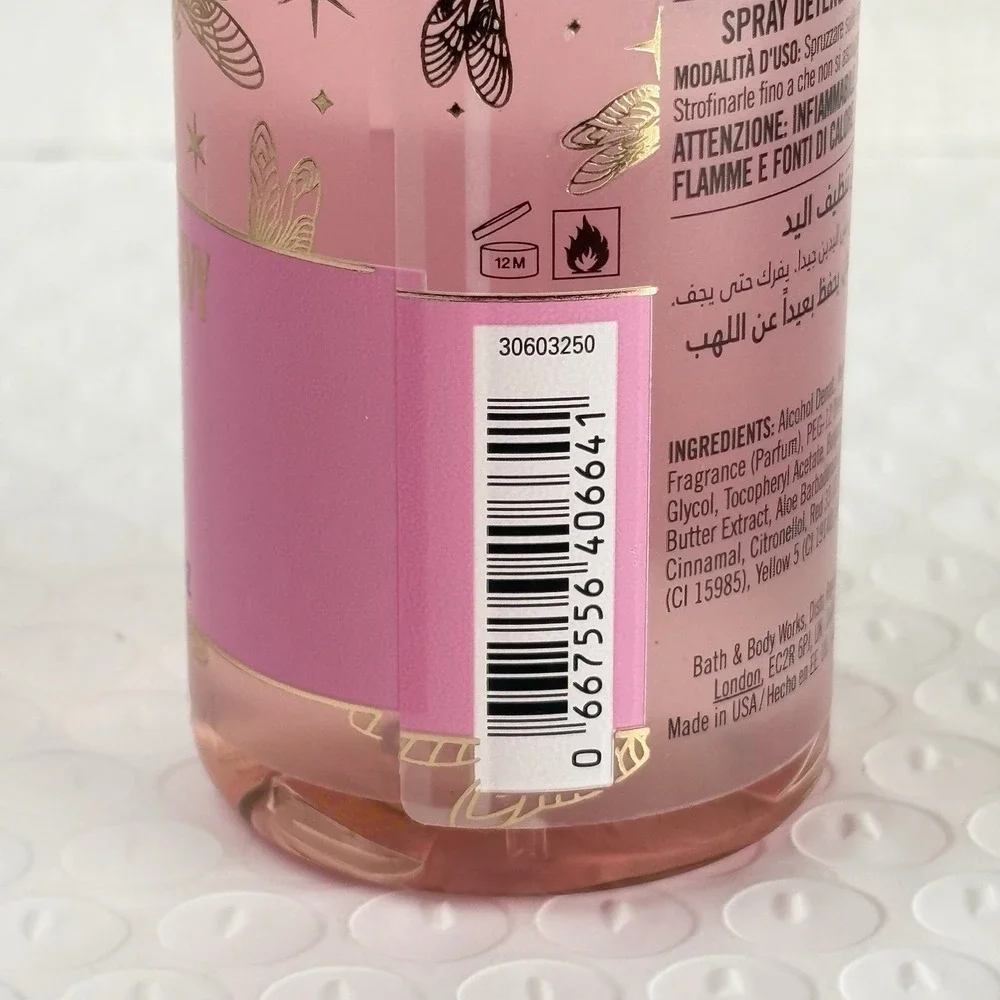 Bath & Body Works Set of 3x‎ Rose Water and Ivy - Anti-Bacterial Hand Spray 3oz